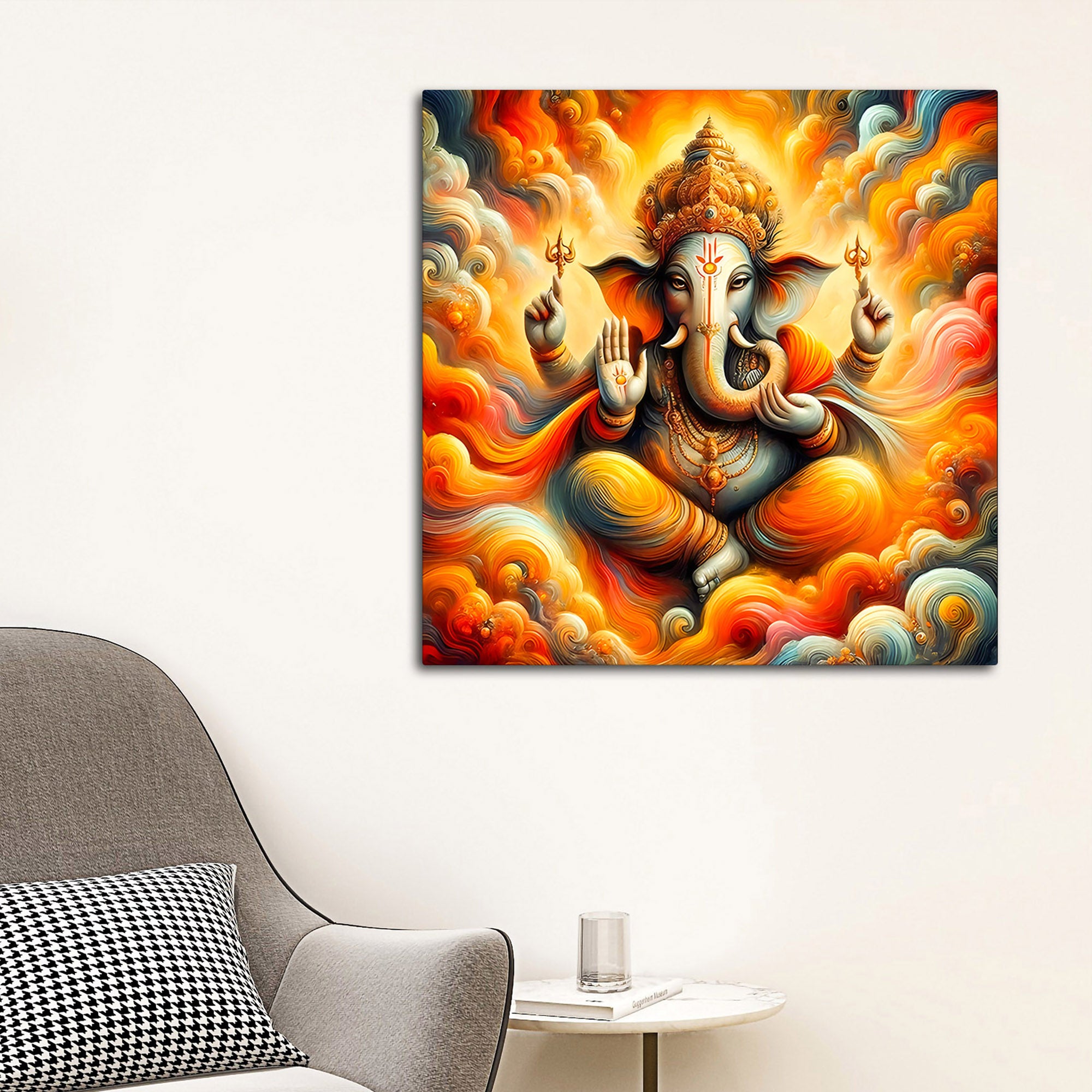 Lord Ganesh Ji Wall Painting