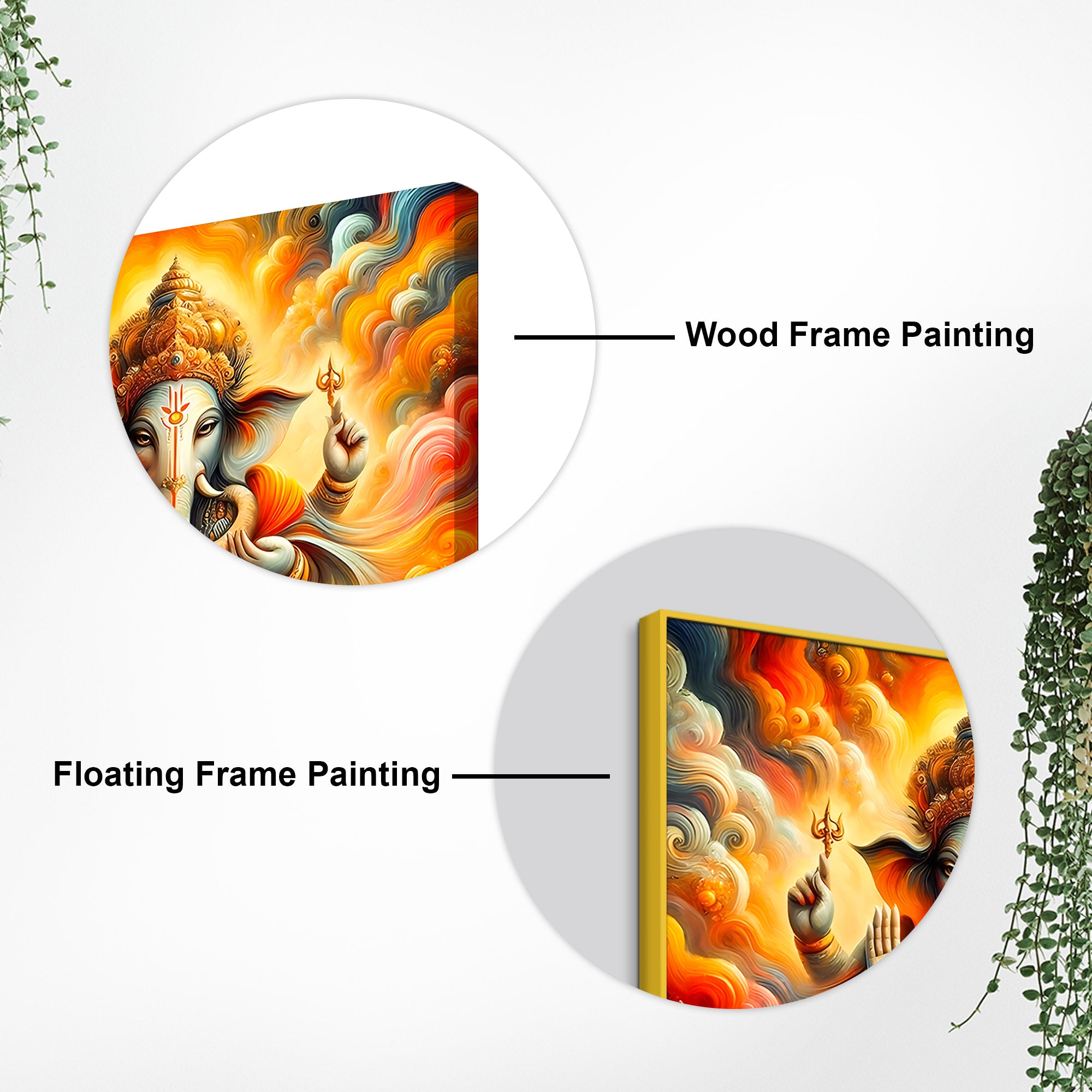 Lord Ganesh Ji Wall Painting