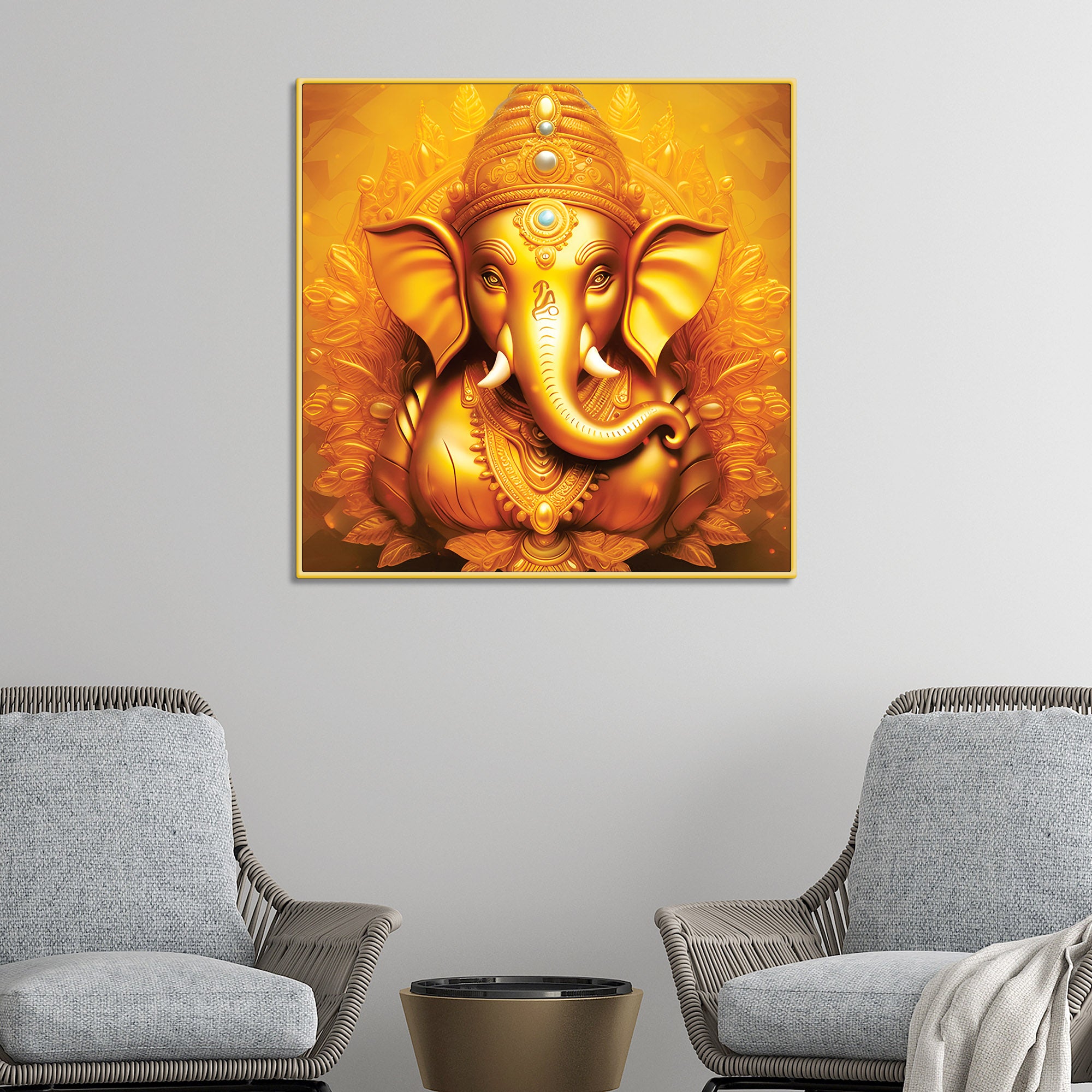 Lord Ganesha Canvas Painting