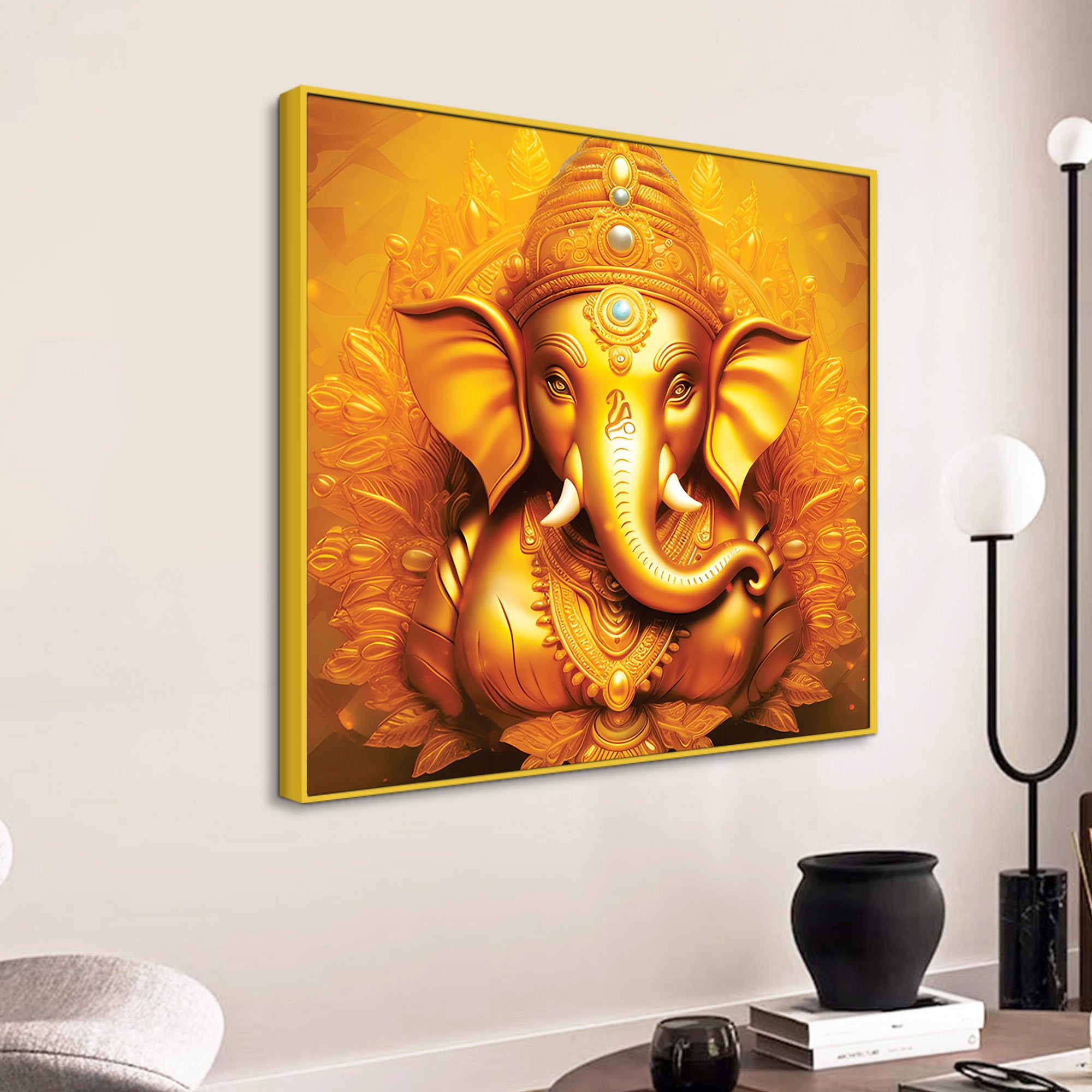 Lord Ganesha Canvas Painting