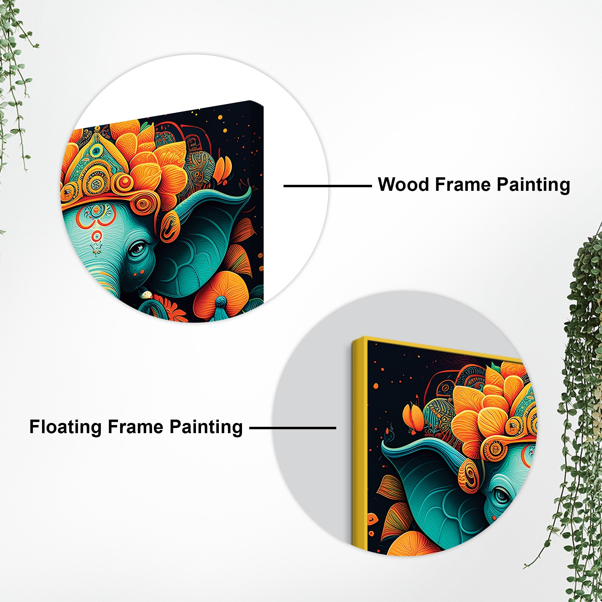 Lord Ganesha Canvas Wall Art Painting