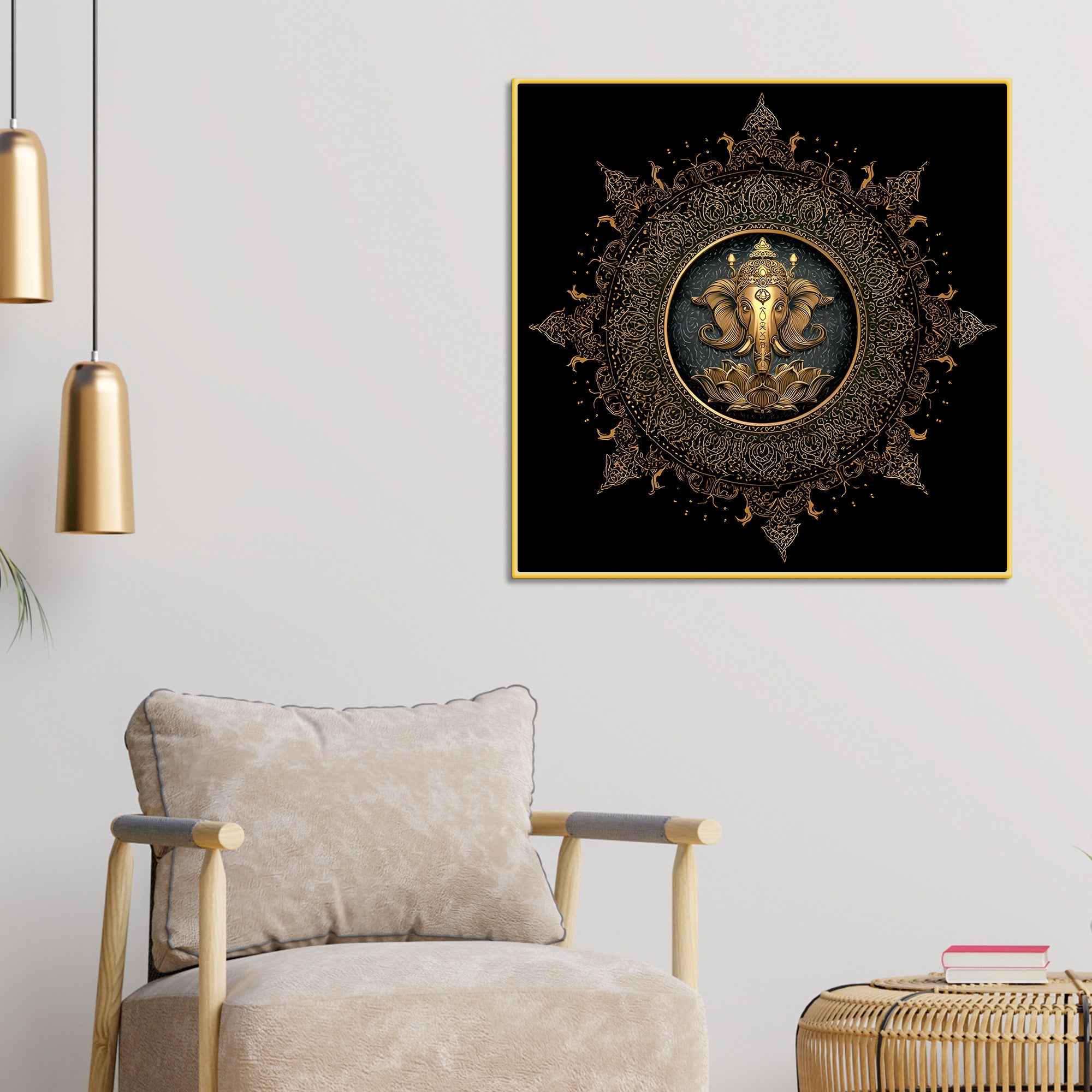 lord-ganesha-canvas-wall-painting