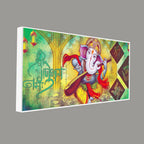 Lord Ganesha Premium Canvas Wall Painting
