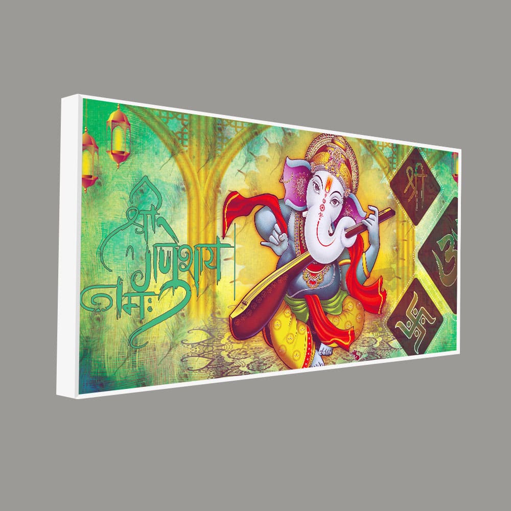 Lord Ganesha Premium Canvas Wall Painting