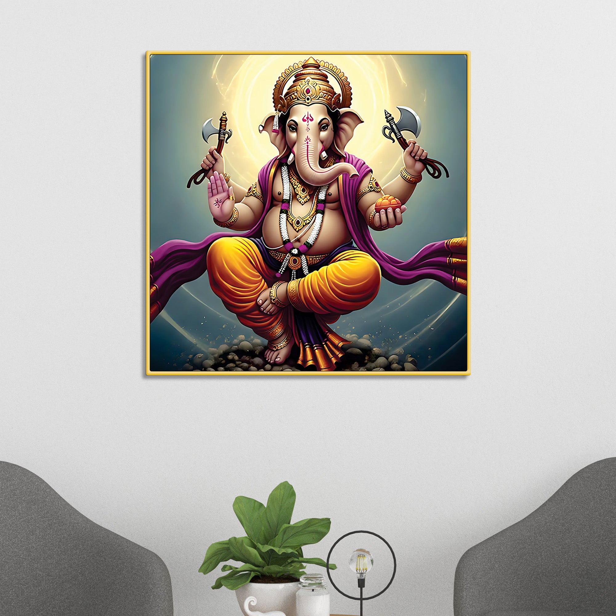 Lord Ganesha Wall Décor for Living Space