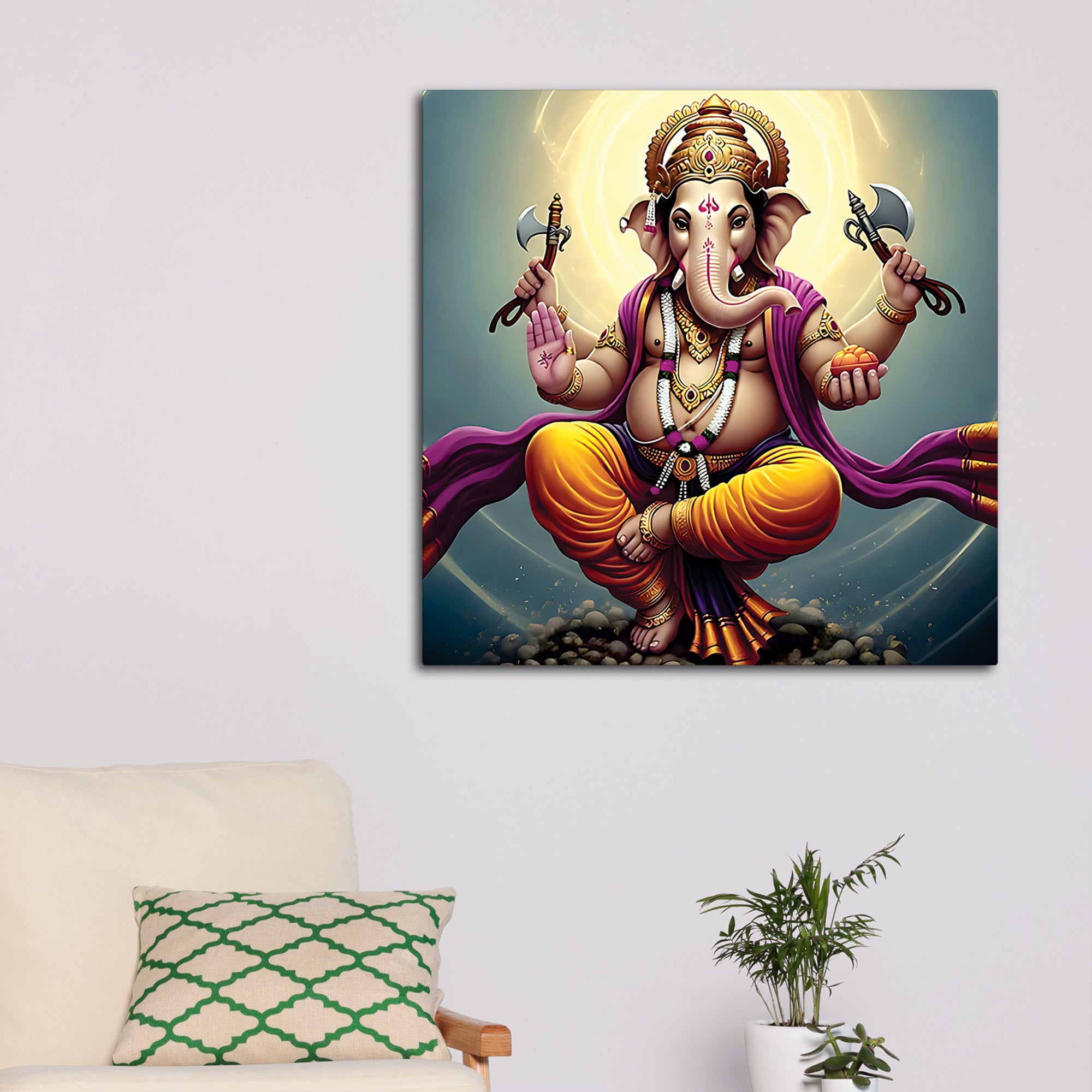 Lord Ganesha Wall Décor for Living Space