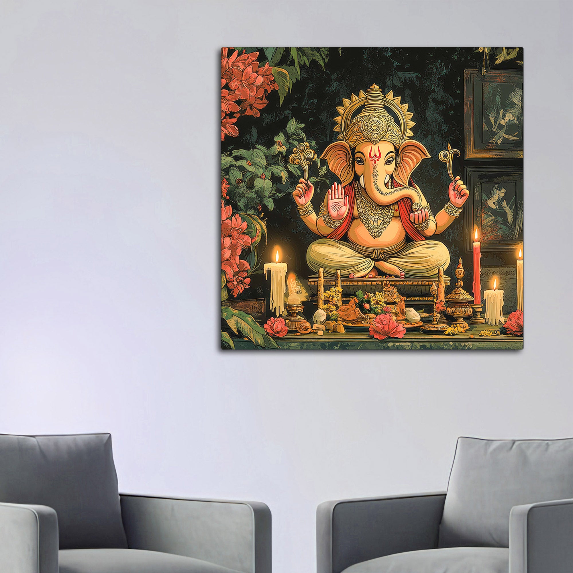 Lord Ganpati Art Painting