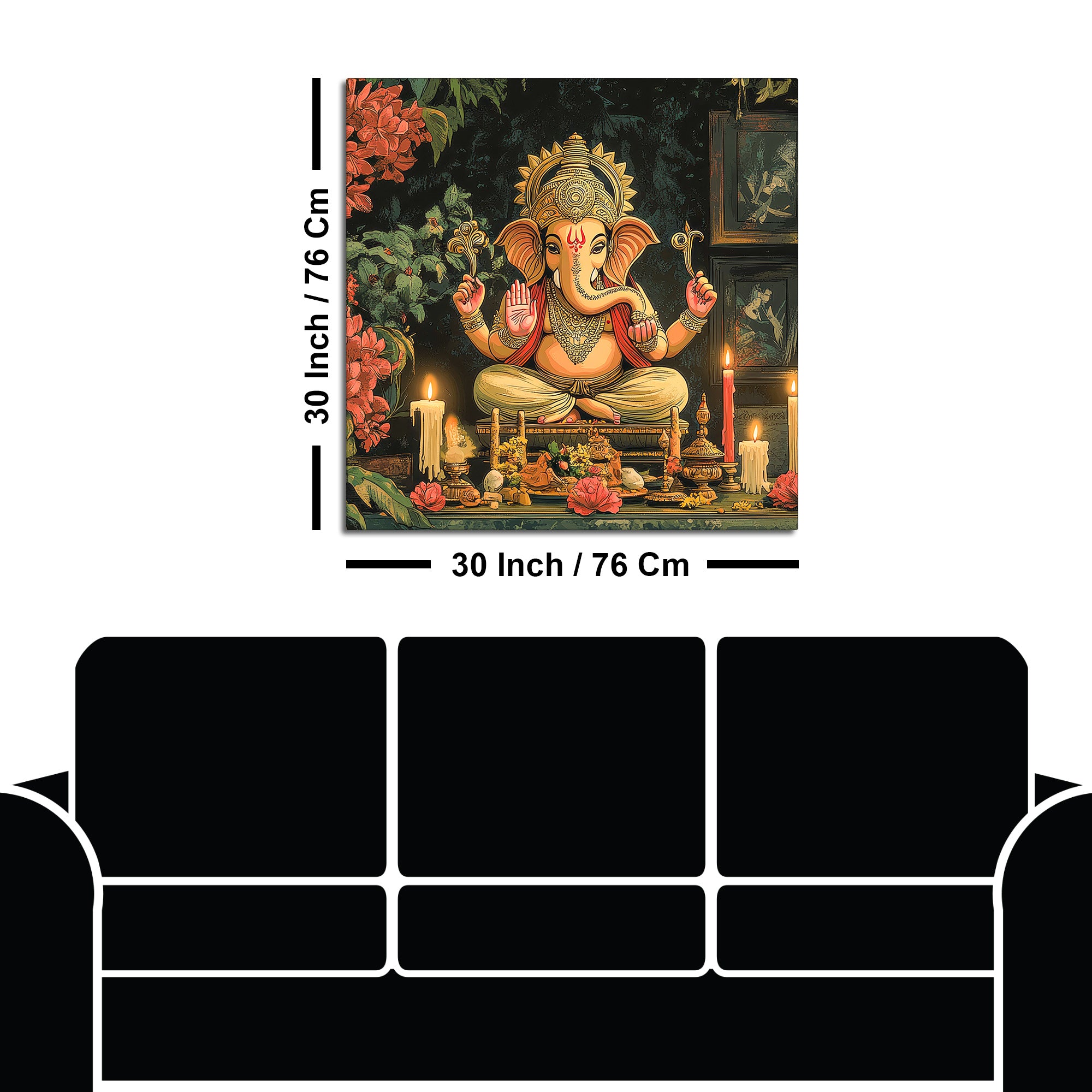 Lord Ganpati Art Painting