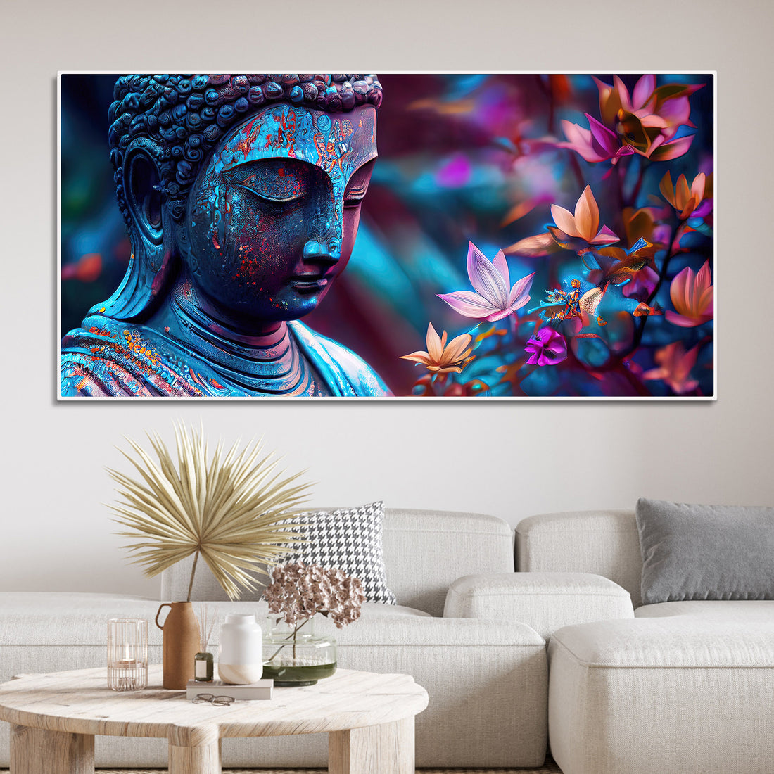 Buddha Floral Art