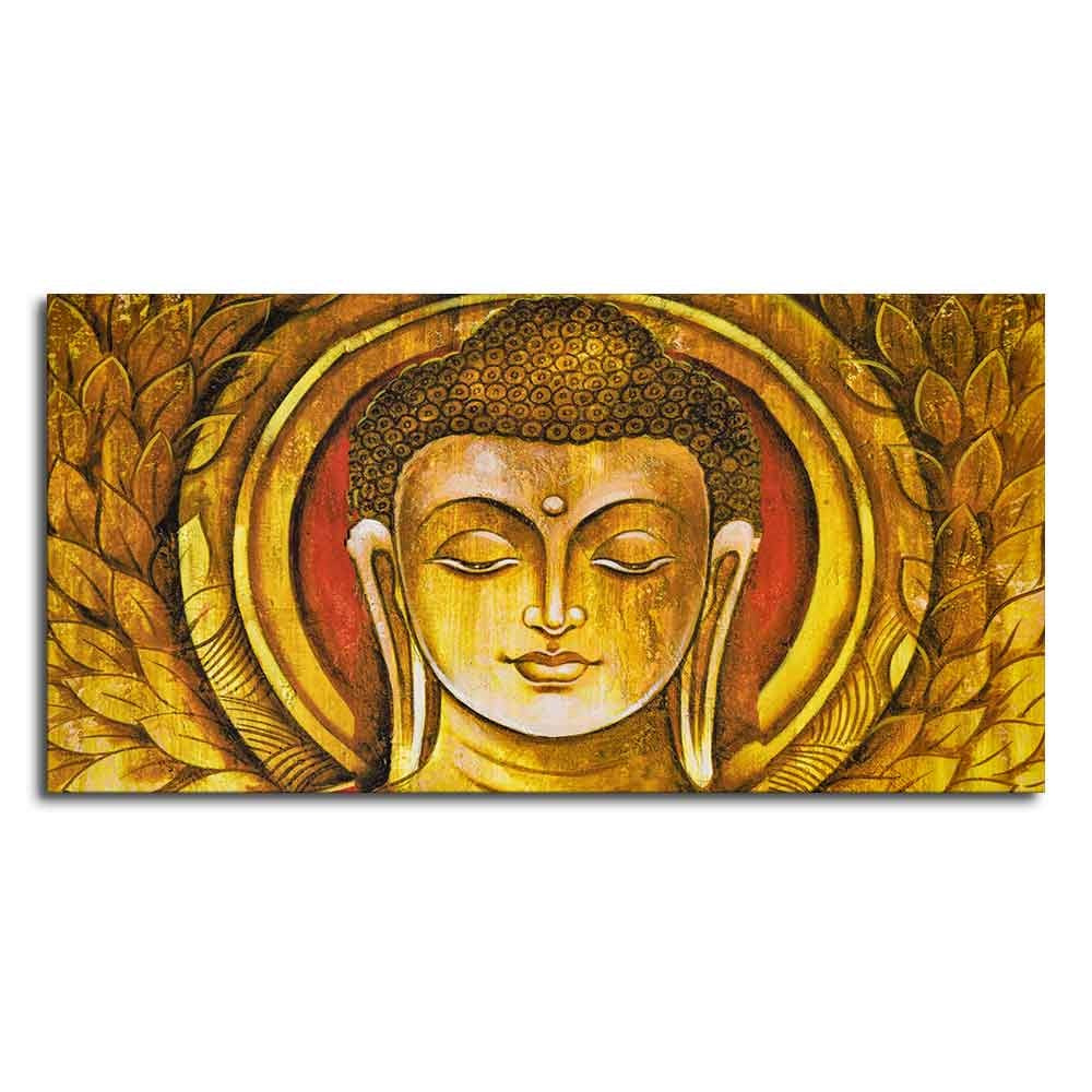 Lord Gautam Buddha Meditation Wall Painting