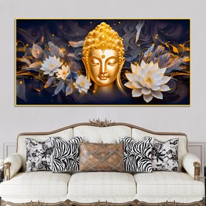 Lord Gautam Buddha Wall Painting for Elegant Spaces