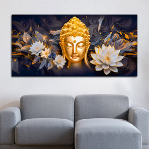 Lord Gautam Buddha Wall Painting for Elegant Spaces