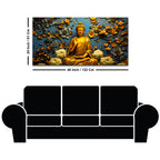 Lord Gautam Buddha Wall Painting for Wall Decor