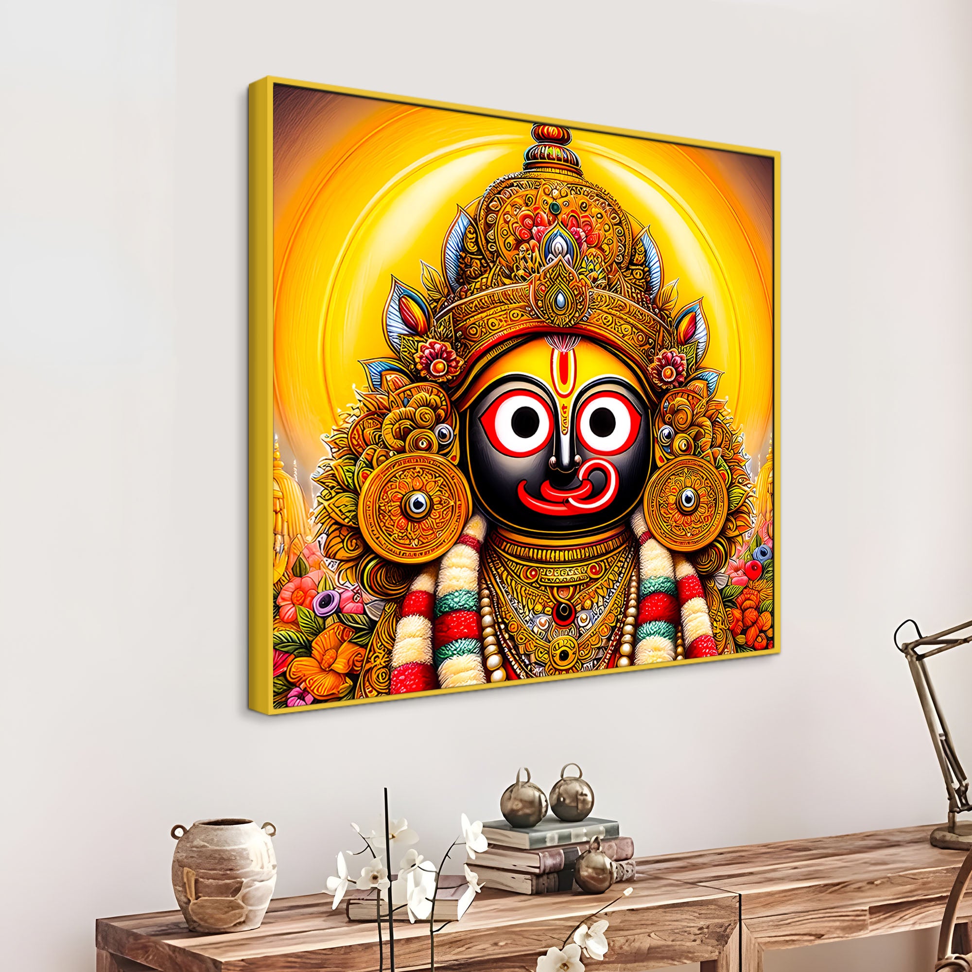 Lord Jagannath Painting for Pooja Room – Religious Wall Art