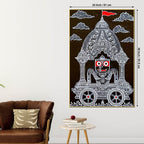 Lord Jagannath Rath Canvas Painting for Traditional Wall Decor
