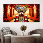 Lord Jagannath Royal Wall Painting | Devotional Canvas Decor