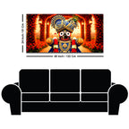 Lord Jagannath Royal Wall Painting | Devotional Canvas Decor