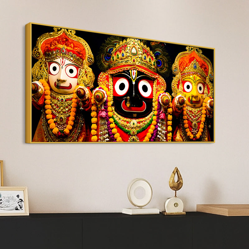 Lord Jagannath Wall Painting | Traditional Jagannath Devotional Art