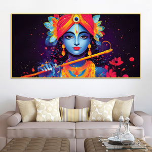 Lord Krishna Artistic Divine Painting