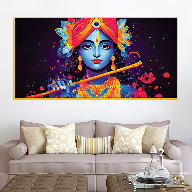 Lord Krishna Artistic Divine Painting