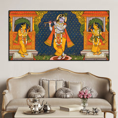 lord-krishna-bhakti-wall-painting-for-decoration