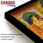 Lord Krishna Bhakti Wall Painting for Decoration