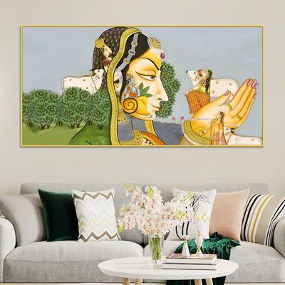 lord-krishna-devotion-pichwai-canvas-painting-ethnic-spiritual-wall-decor