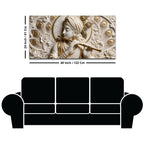 Lord Krishna Flute Symphony 3D Canvas Wall Painting