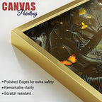 Lord Krishna Nature Theme Painting for Wall Décor