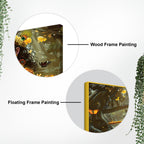 Lord Krishna Nature Theme Painting for Wall Décor