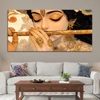 Lord Krishna Peaceful Expression Painting