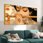 Lord Krishna Peaceful Expression Painting