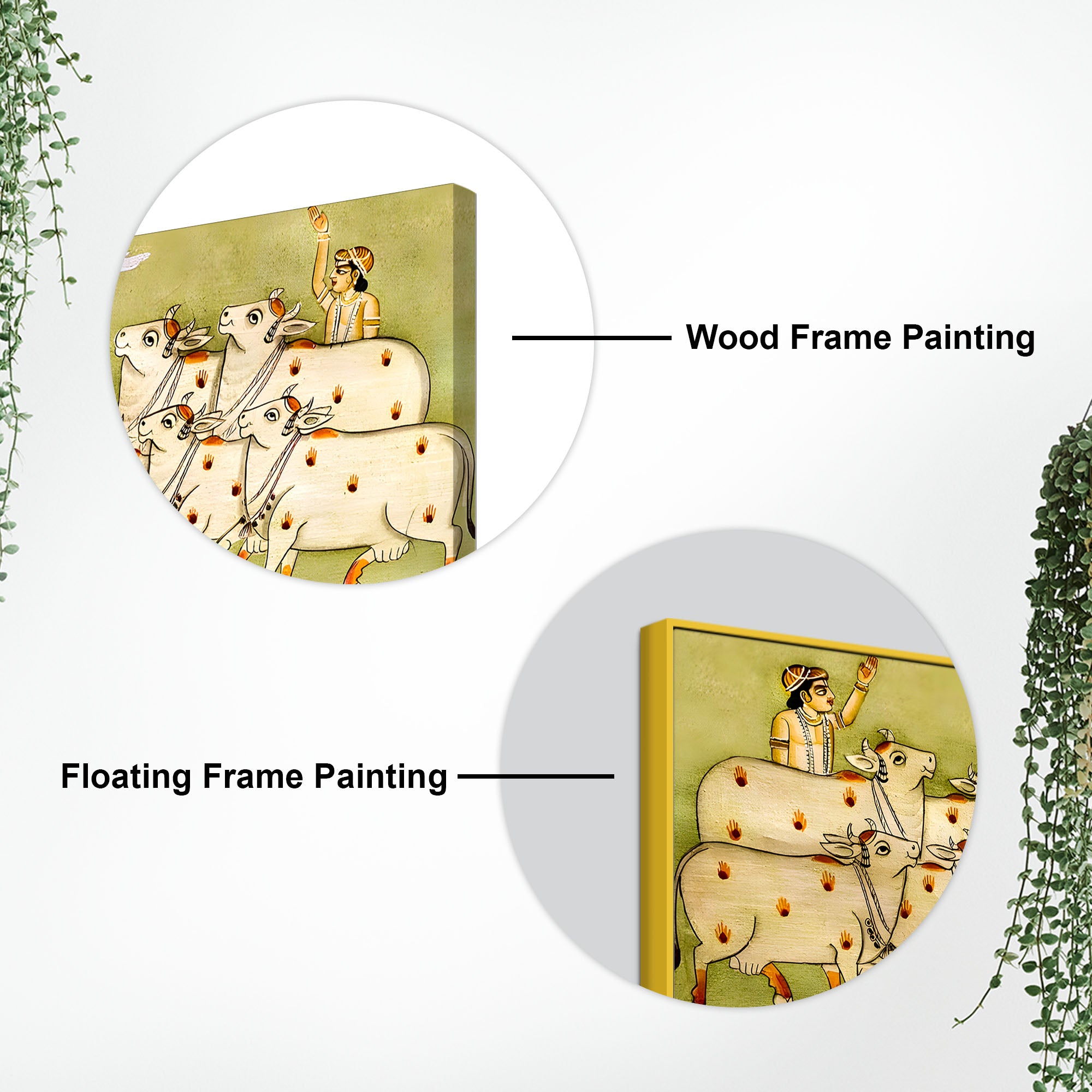 Lord Krishna Pichwai Wall Painting | Premium Indian Home Decor