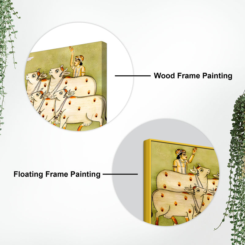 Lord Krishna Pichwai Wall Painting | Premium Indian Home Decor