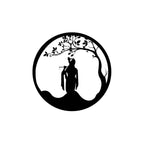 Lord Krishna Playing Flute Metal Art Wall Decor