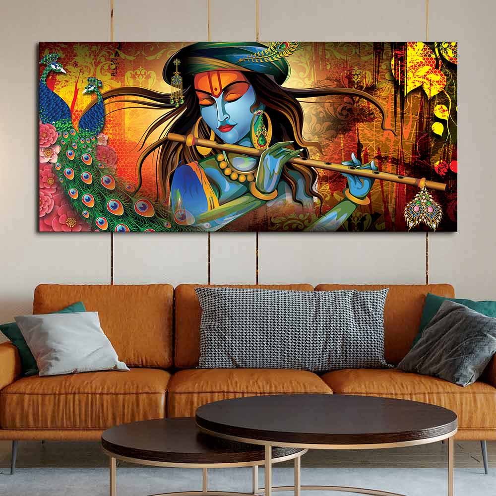 Krishna wall art