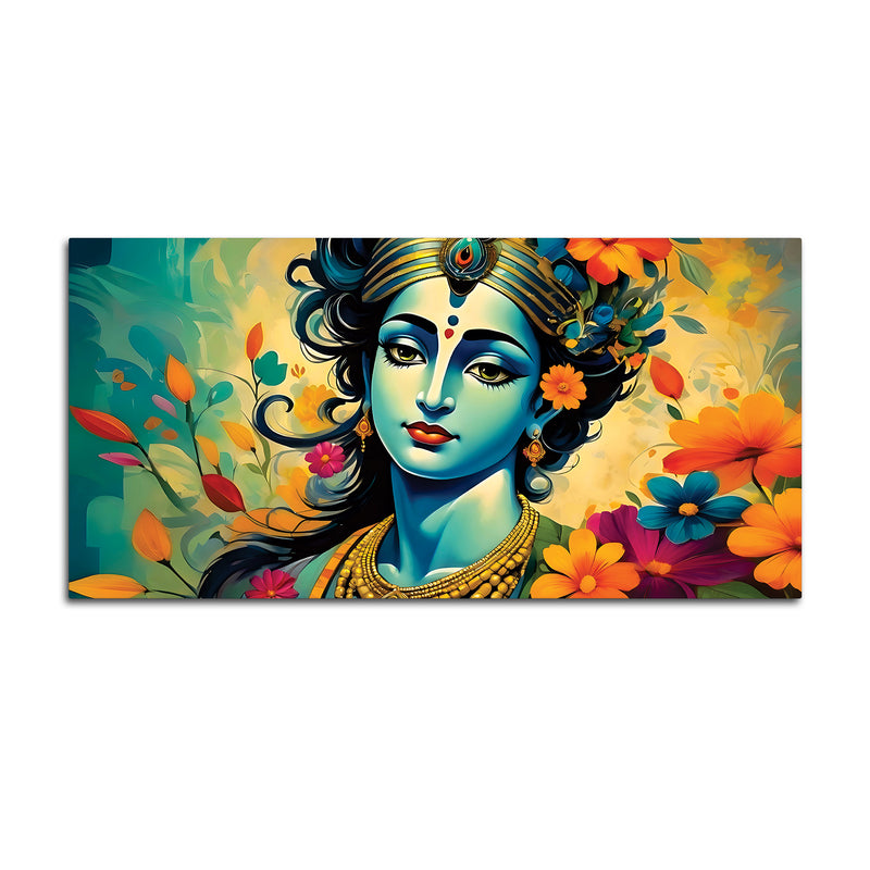 Lord Krishna Premium Devotional Painting