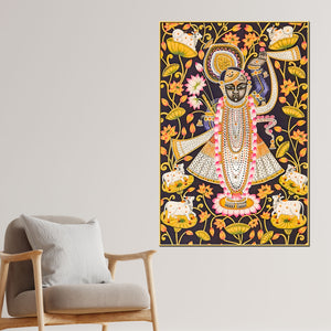 lord-krishna-shrinath-ji-nathdwara-style-canvas-wall-painting