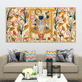 Lord Krishna Shrinathji Pichwai Art Wall Painting