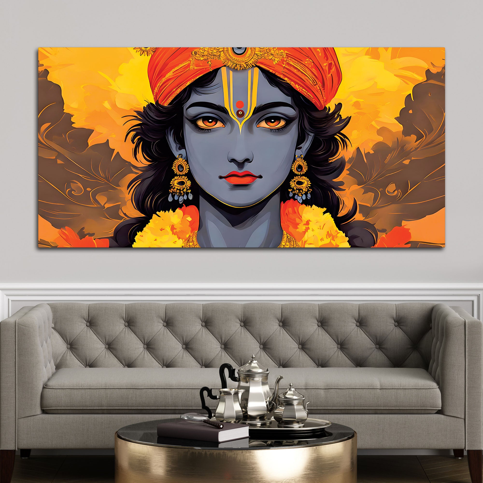 Lord Krishna Traditional Decoration Painting