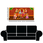 Lord Ram Darbar Canvas Wall Painting