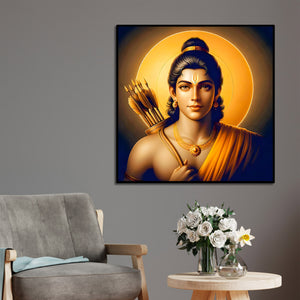 Lord Ram Hindu God Painting for Home Décor