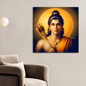 Lord Ram Hindu God Painting for Home Décor