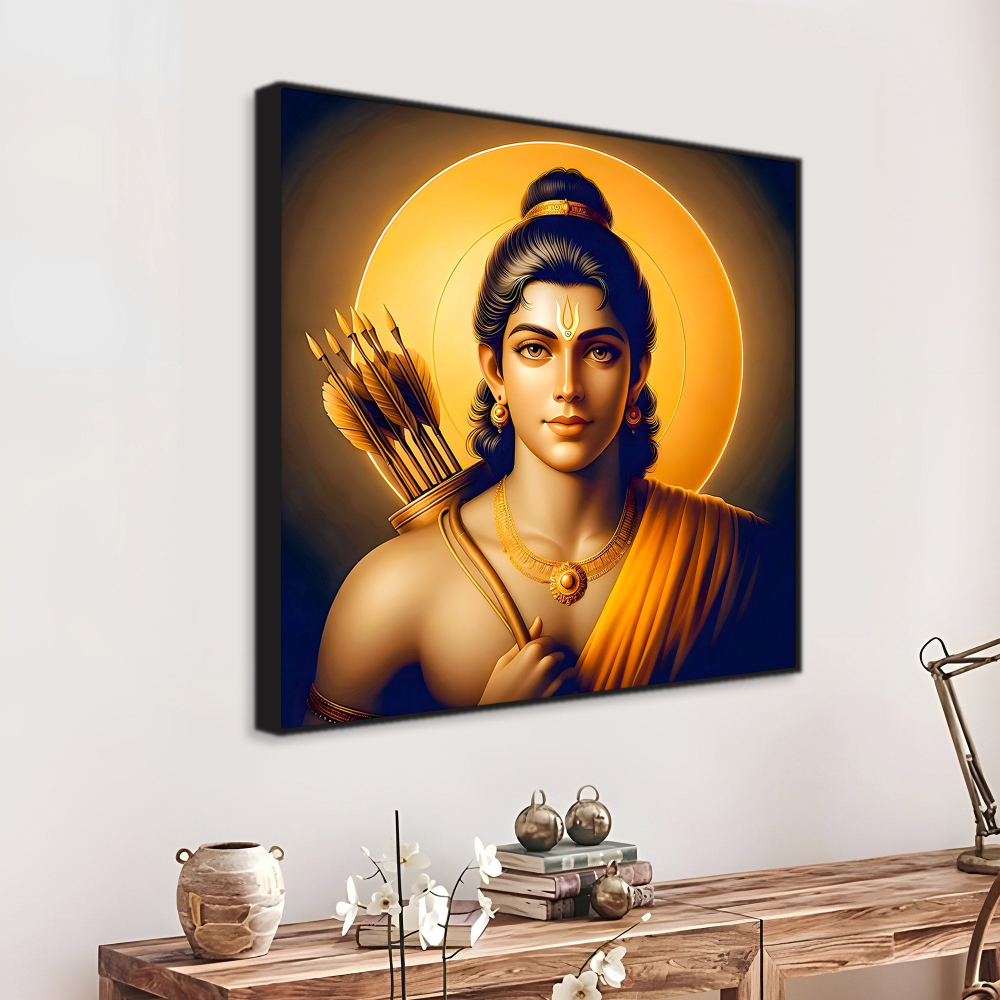 Lord Ram Hindu God Painting for Home Décor