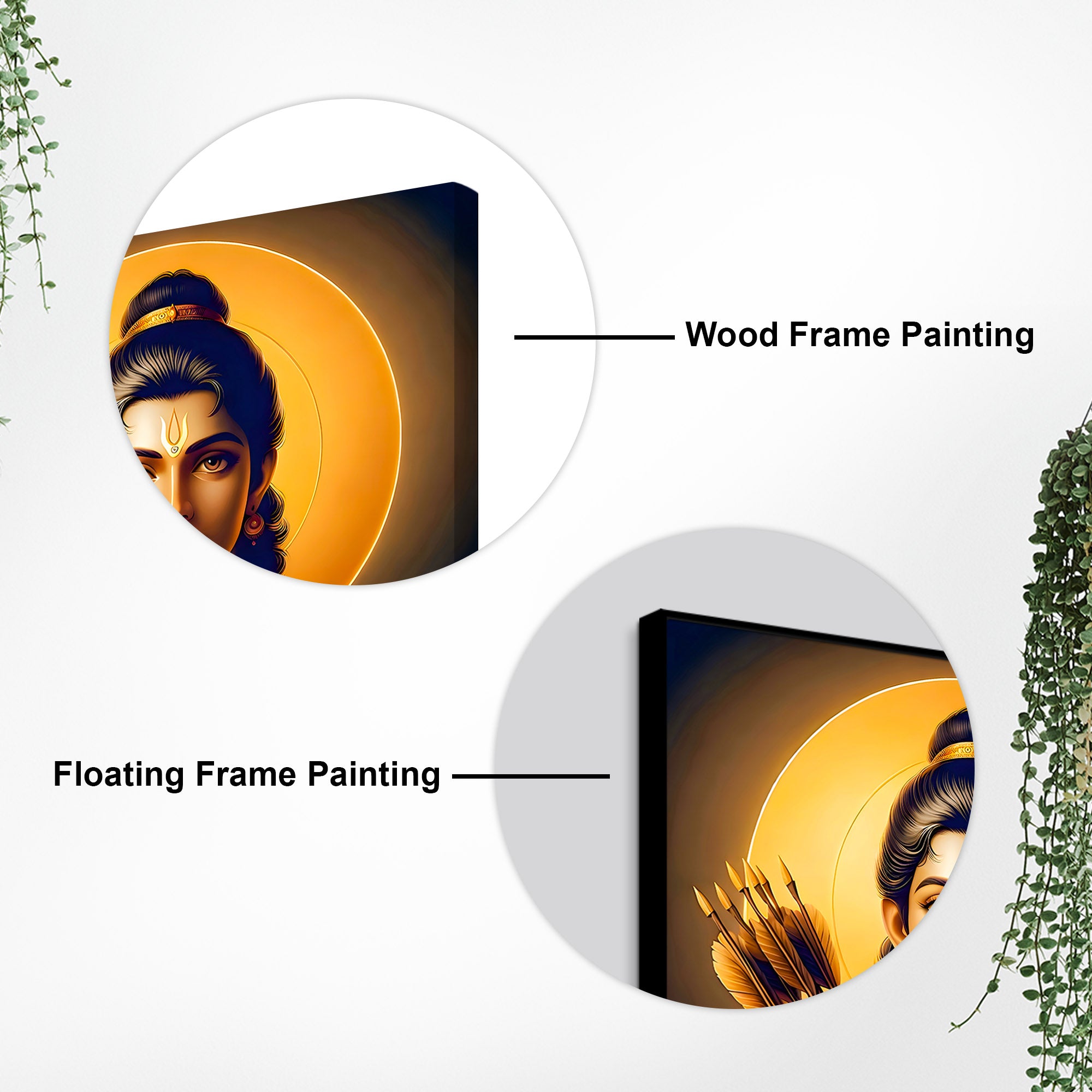 Lord Ram Hindu God Painting for Home Décor