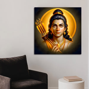Lord Rama Spiritual Painting for Modern Wall Décor