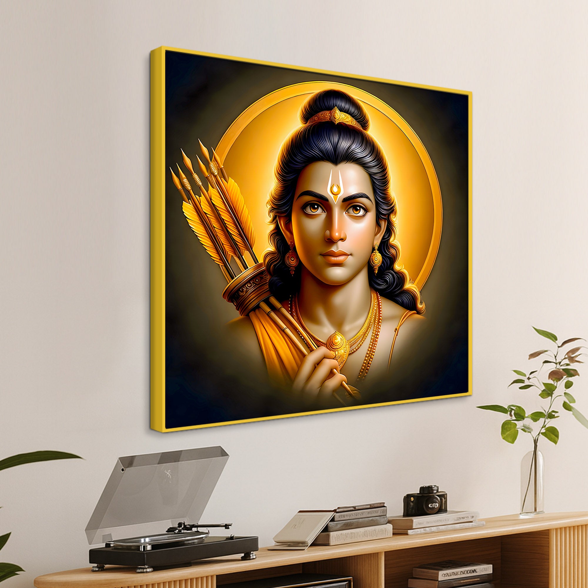 Lord Rama Spiritual Painting for Modern Wall Décor