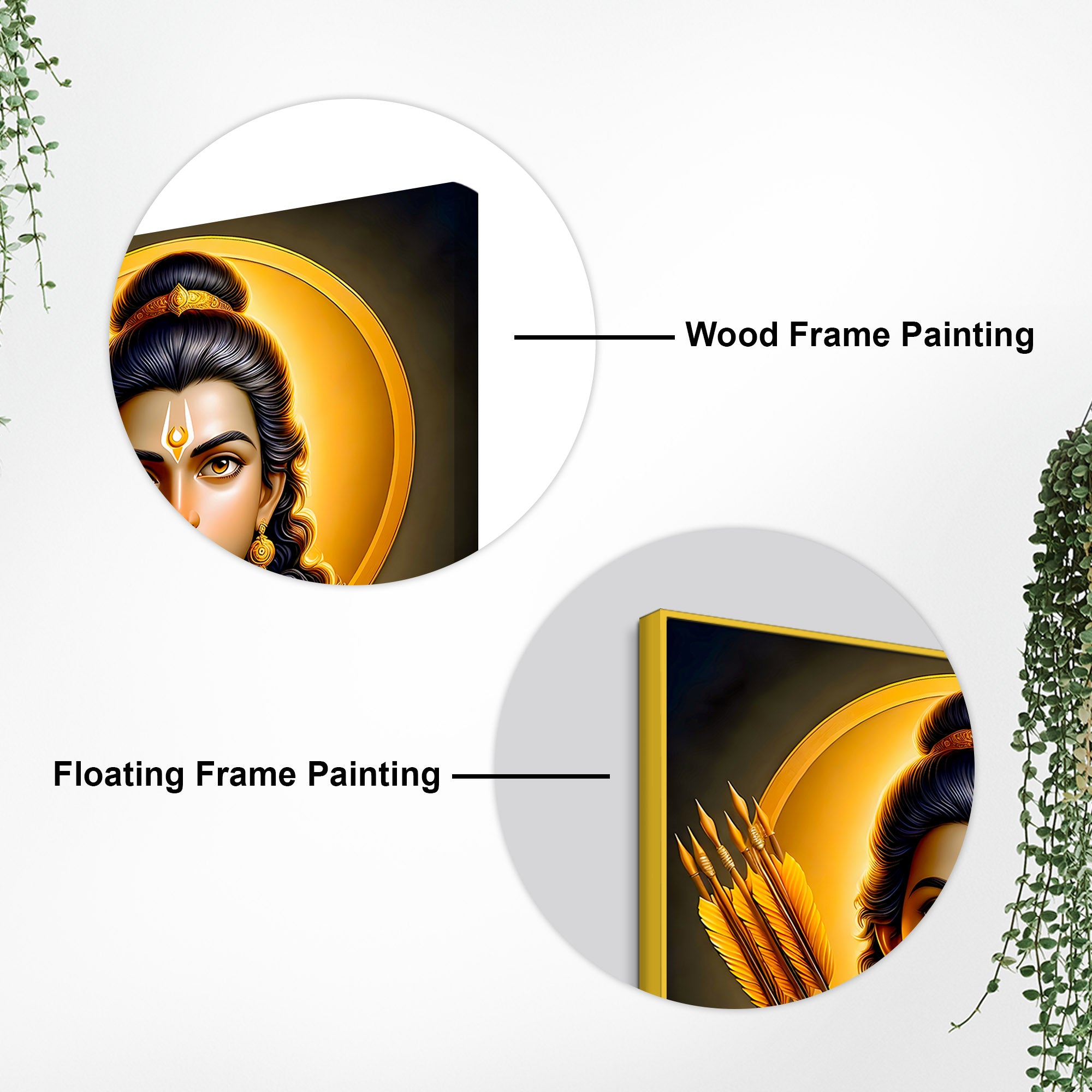 Lord Rama Spiritual Painting for Modern Wall Décor