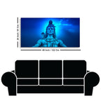 Lord Shiv Shankar Meditating Wall Painting