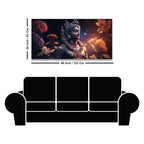 Lord Shiv Shankar Statue Premium Canvas Wall Painting